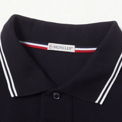 ワンポイント アイコンロゴワッペン刺繍 ピケポロシャツ (MAGLIA POLO MANICA CORTA)