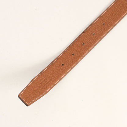 20AW マルトレHバックル コンスタンス リバーシブル レザー ベルト / Y刻印