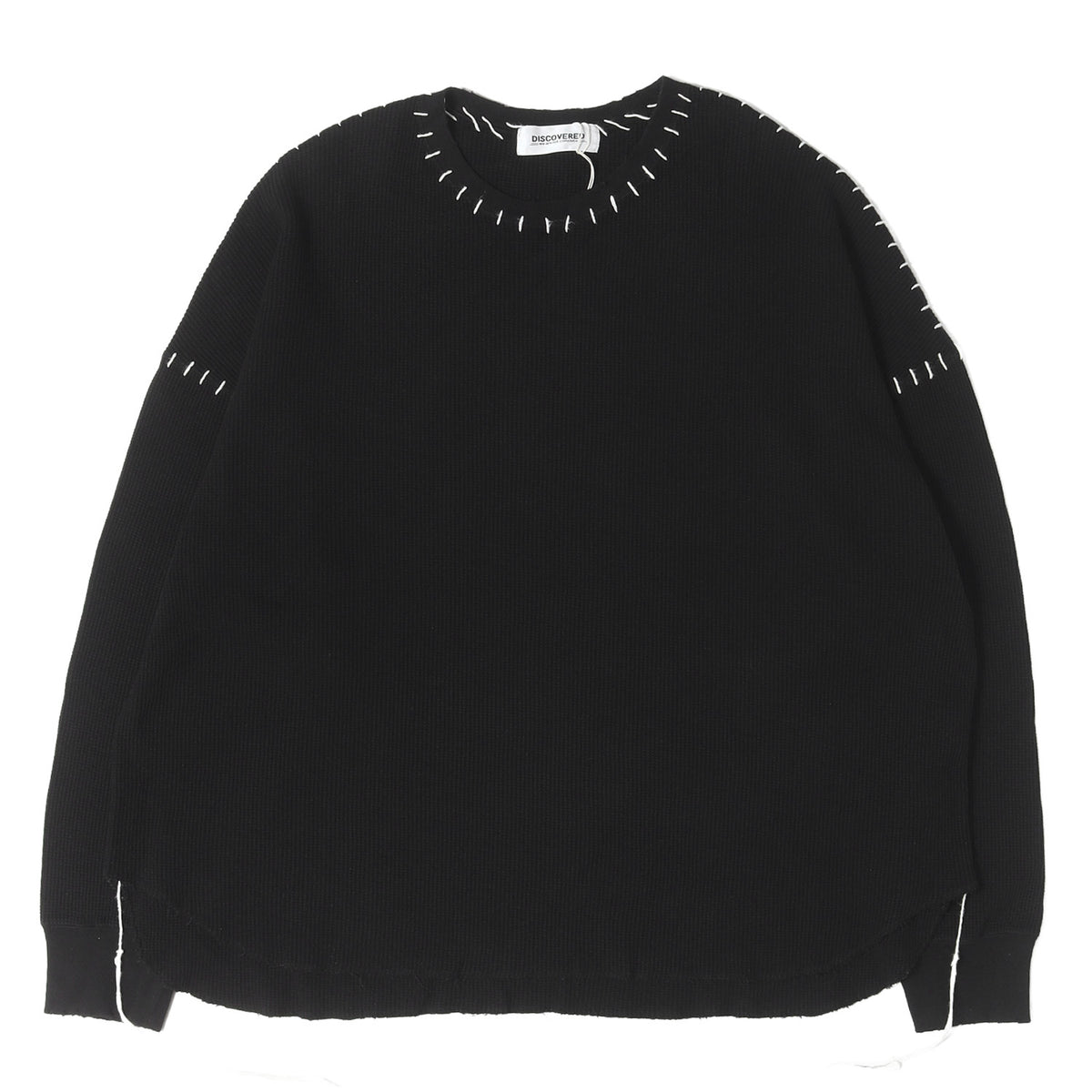 23SS ダメージ加工 ハンドステッチ ワッフル 長袖カットソー (DAMAGE WAFFLE CUTSEWN)