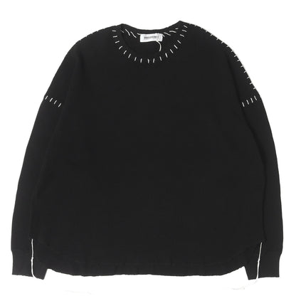 23SS ダメージ加工 ハンドステッチ ワッフル 長袖カットソー (DAMAGE WAFFLE CUTSEWN)