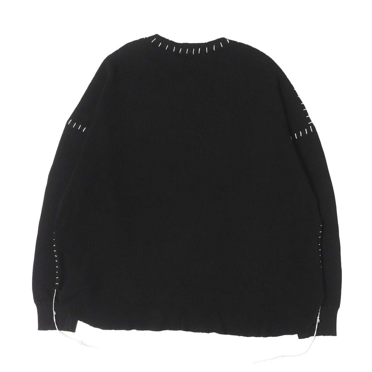 23SS ダメージ加工 ハンドステッチ ワッフル 長袖カットソー (DAMAGE WAFFLE CUTSEWN)
