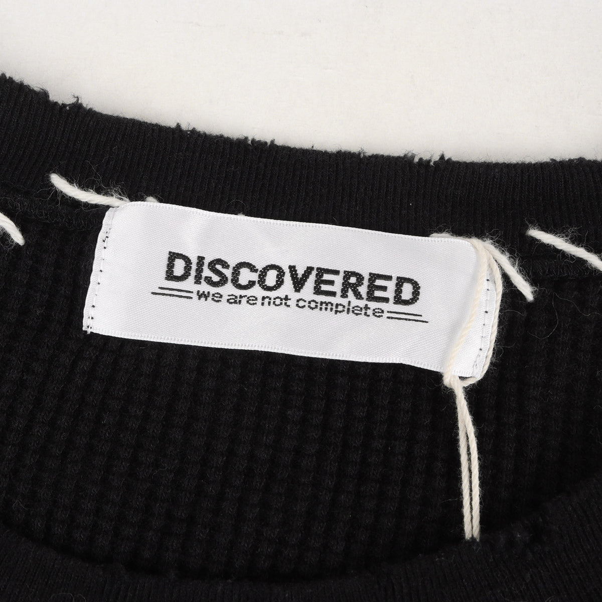 23SS ダメージ加工 ハンドステッチ ワッフル 長袖カットソー (DAMAGE WAFFLE CUTSEWN)