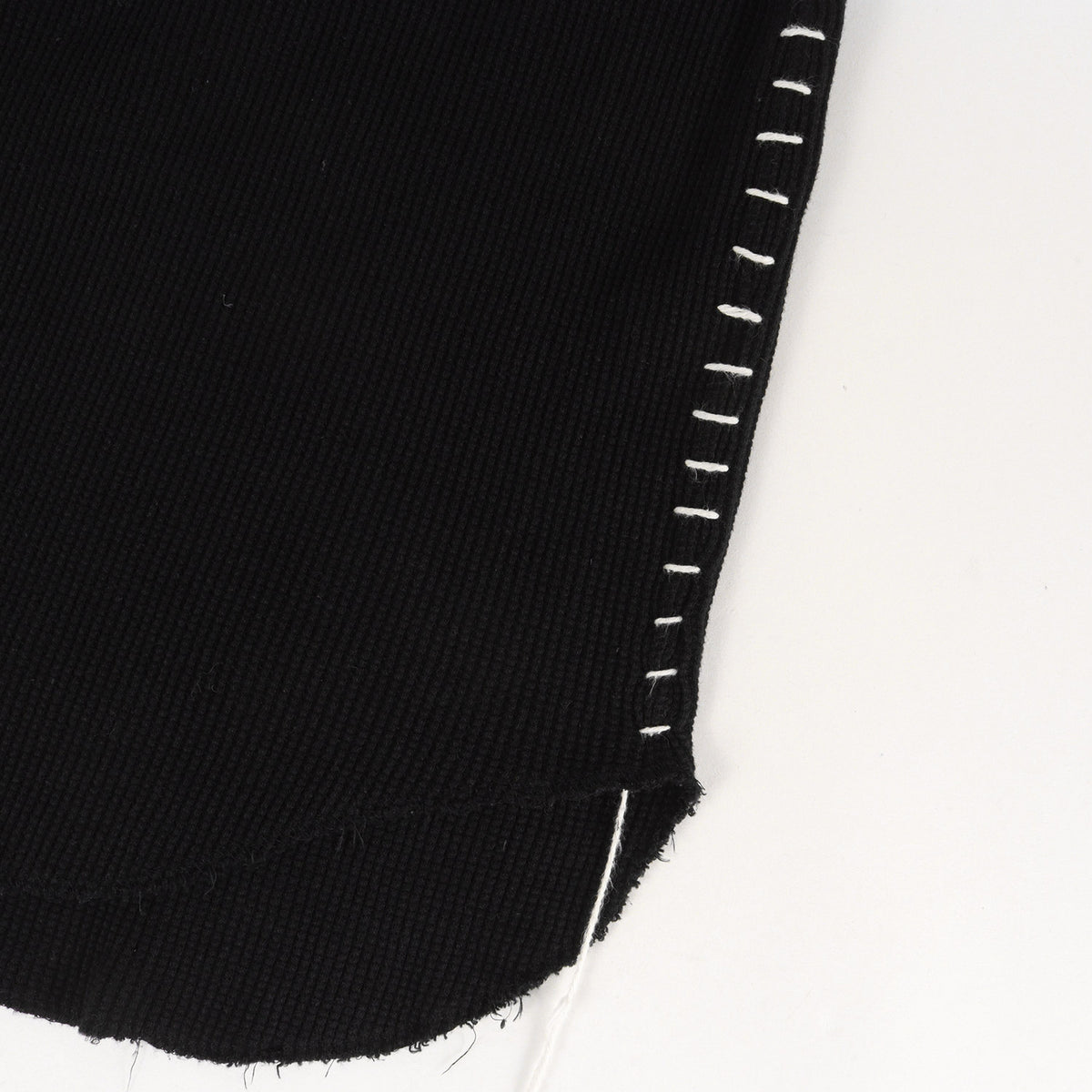 23SS ダメージ加工 ハンドステッチ ワッフル 長袖カットソー (DAMAGE WAFFLE CUTSEWN)