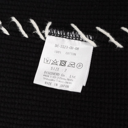 23SS ダメージ加工 ハンドステッチ ワッフル 長袖カットソー (DAMAGE WAFFLE CUTSEWN)