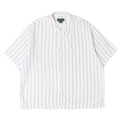 24SS INDIA SHIRTINGS ストライプレギュラーカラーシャツ
