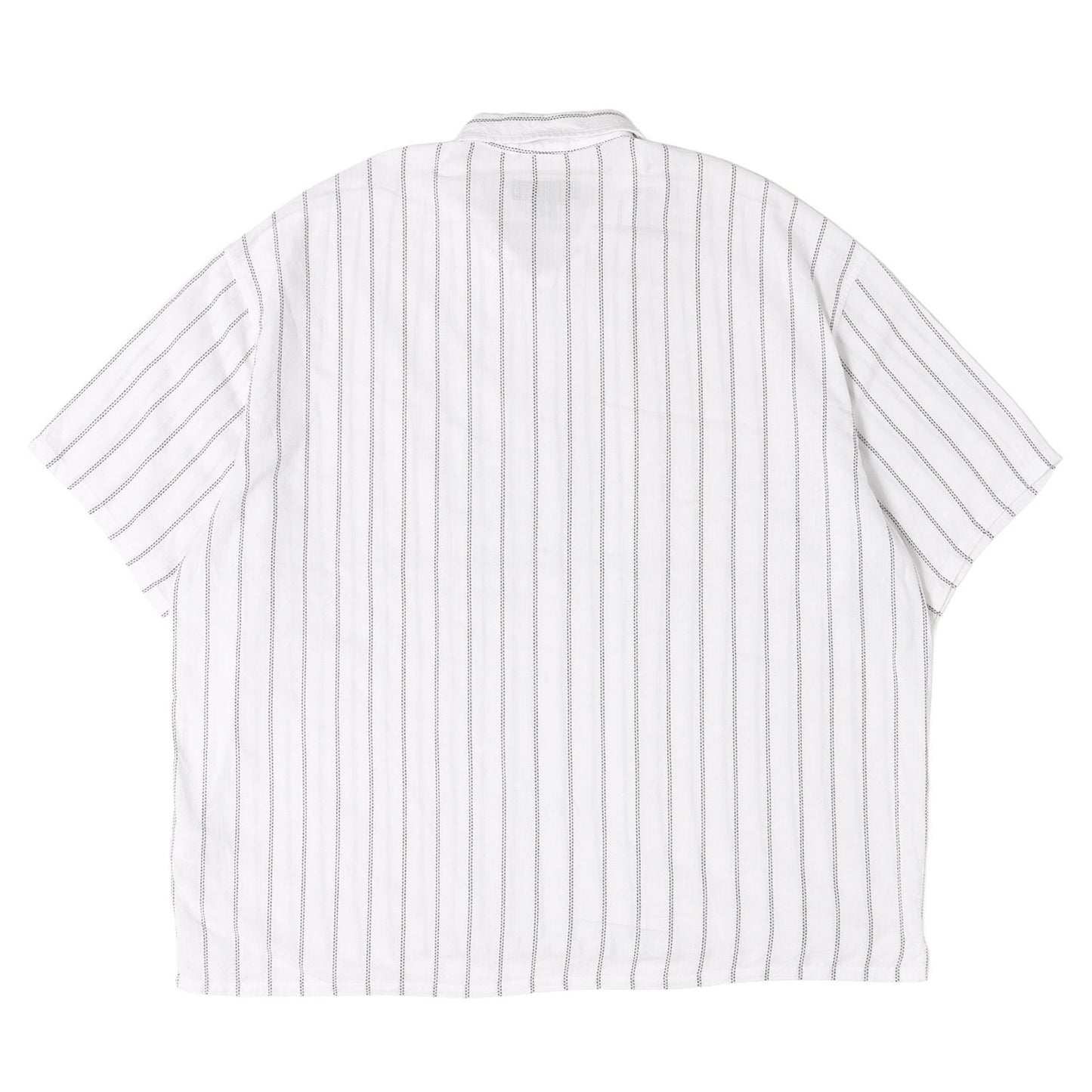 24SS INDIA SHIRTINGS ストライプレギュラーカラーシャツ