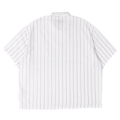 24SS INDIA SHIRTINGS ストライプレギュラーカラーシャツ