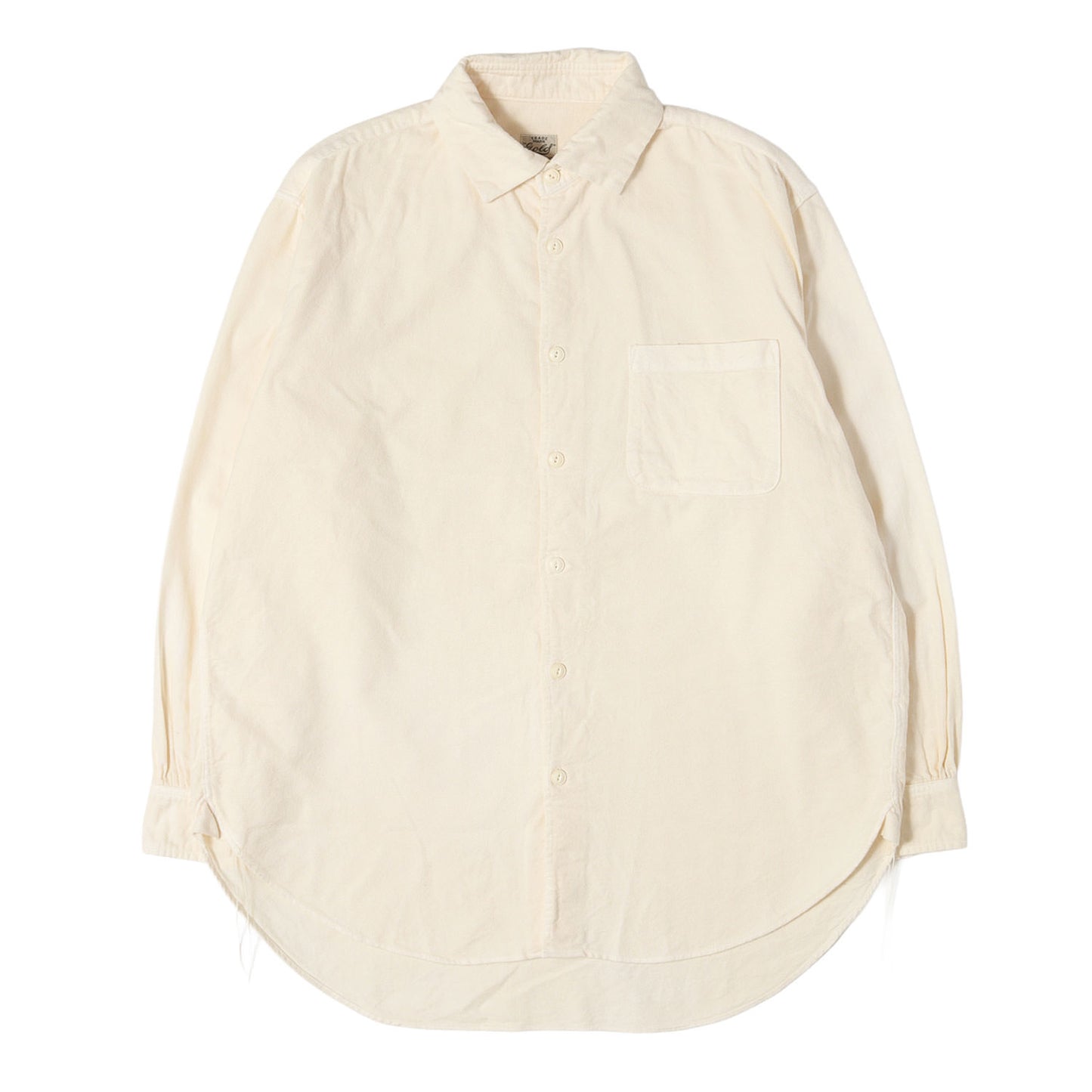 オーバーサイズ フランネル シャツ (COTTON FLANNEL REGULAR COLLAR BIG SHIRT)