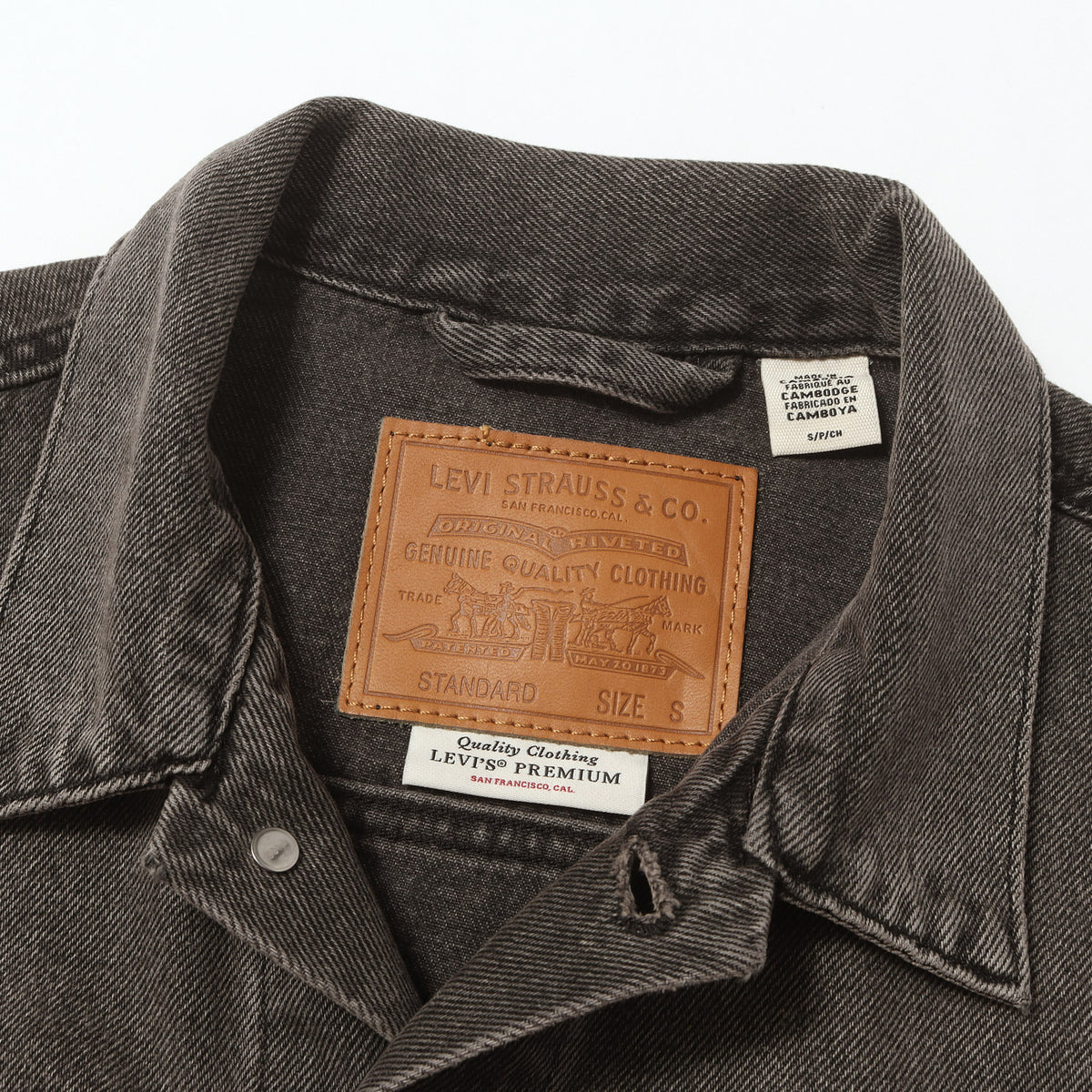 24AW USED加工 トラッカージャケット ブラック ROUND MIDNIGHT / PREMIUM