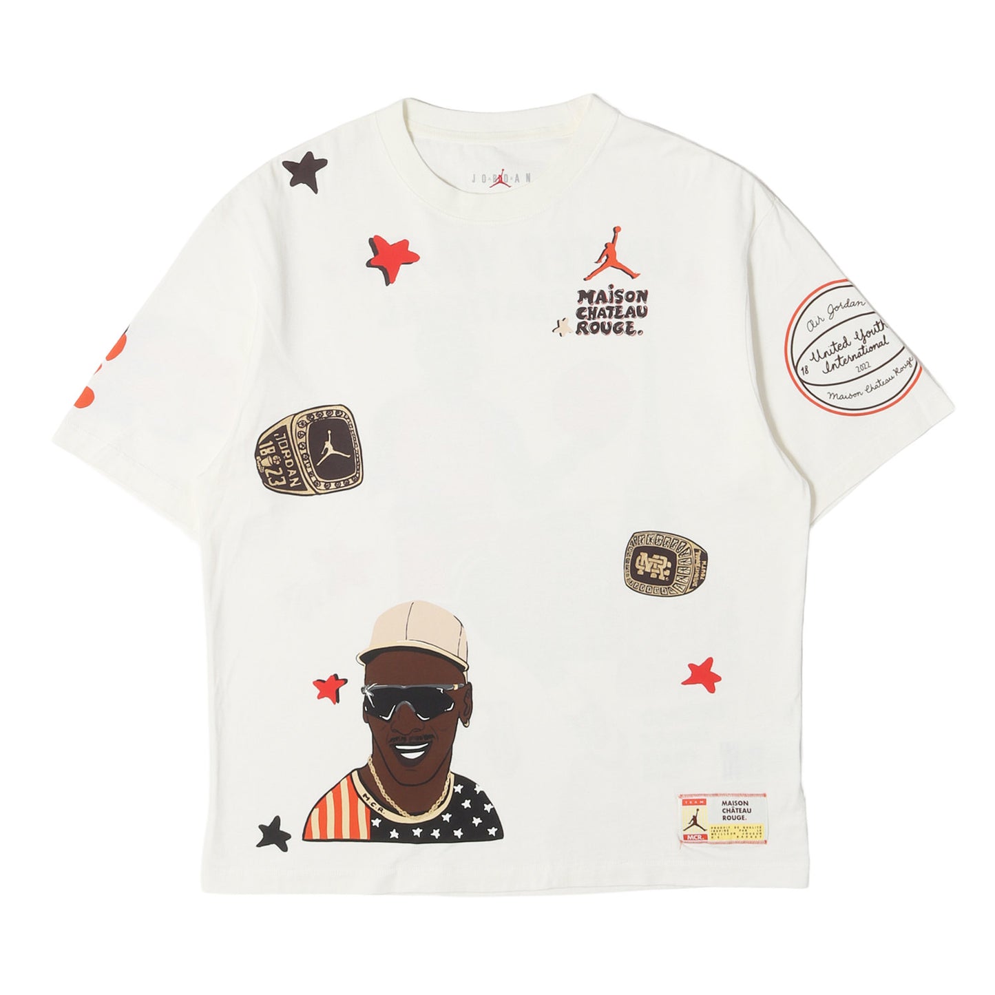 22SS × Maison Chateau Rouge グラフィック Tシャツ (JORDAN BRAND AS M J MCR AJ2 TEE)
