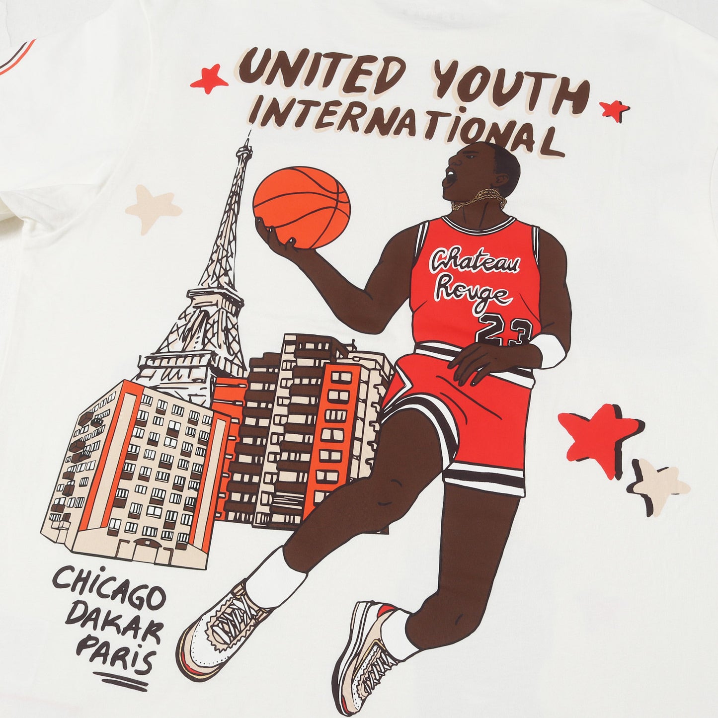 22SS × Maison Chateau Rouge グラフィック Tシャツ (JORDAN BRAND AS M J MCR AJ2 TEE)