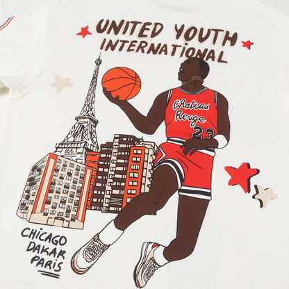 22SS × Maison Chateau Rouge グラフィック Tシャツ (JORDAN BRAND AS M J MCR AJ2 TEE)