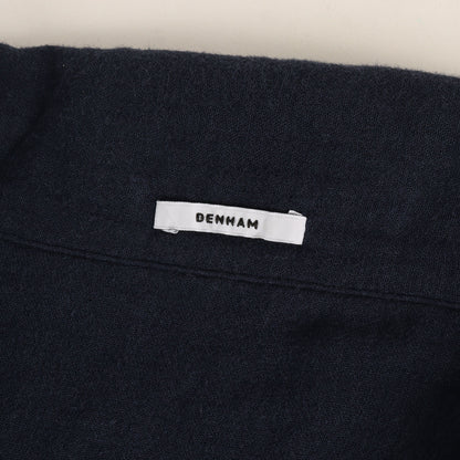ロゴ刺繍 オープンカラー ダブルガーゼ ボーリングシャツ (BOWLING SHIRT COTBAM)