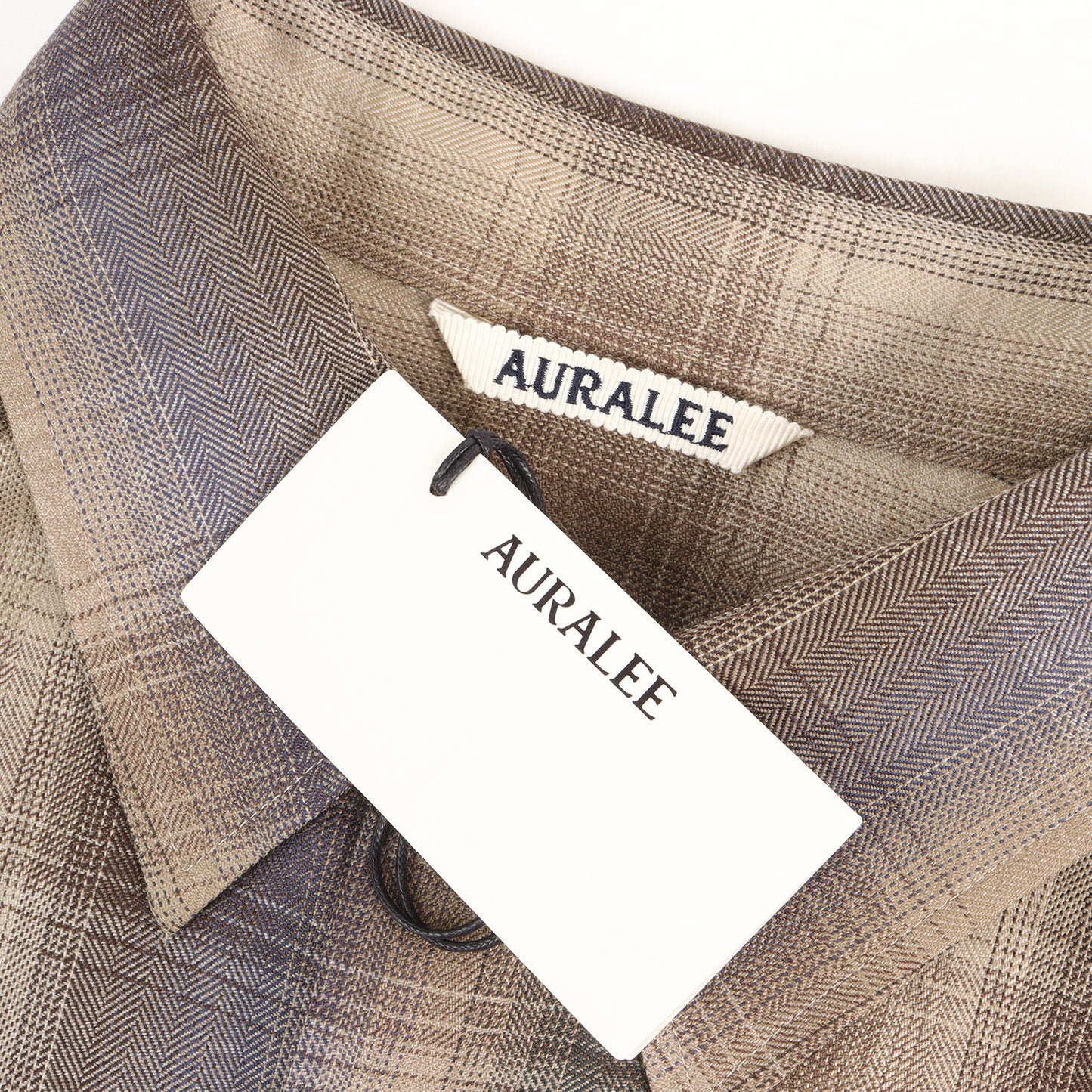25AW チェック スーパーライトウール シャツ (SUPER LIGHT WOOL CHECK SHIRT)