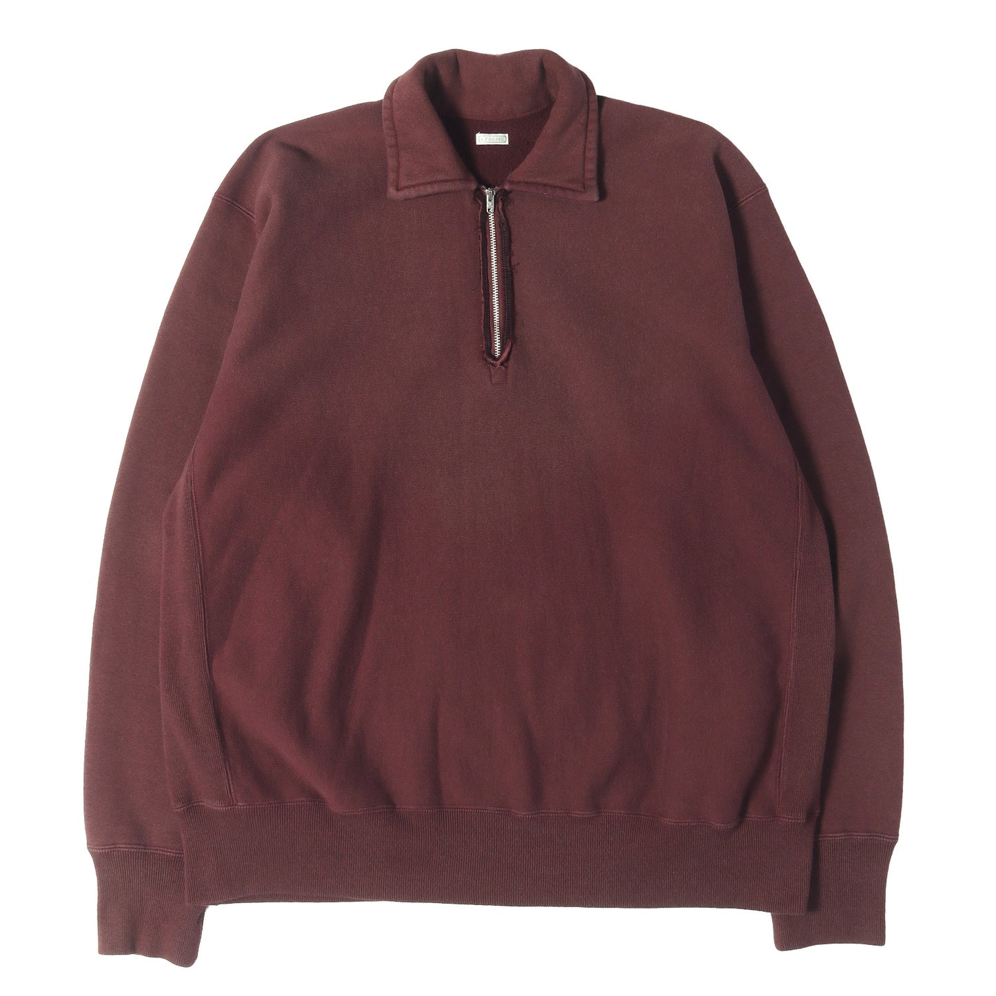 25AW ヴィンテージ加工 ハーフジップ スウェット トレーナー (Vintage Half Zip Sweatshirt)