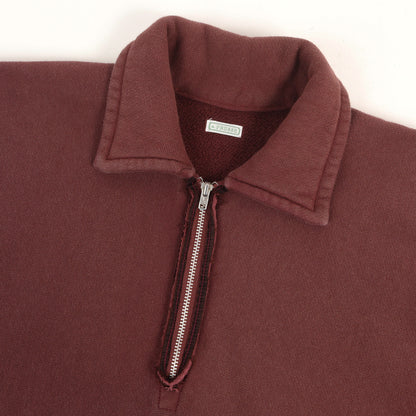 25AW ヴィンテージ加工 ハーフジップ スウェット トレーナー (Vintage Half Zip Sweatshirt)