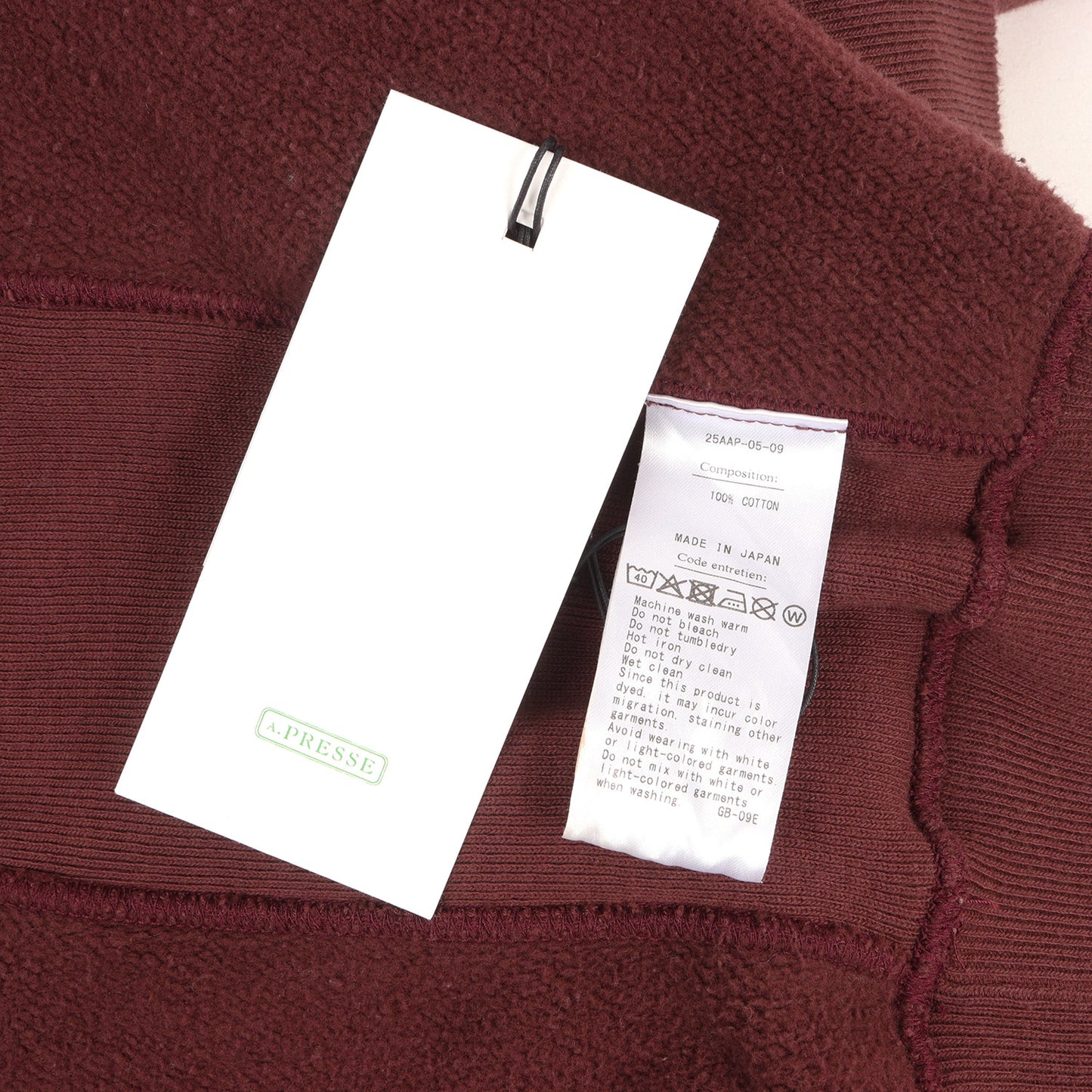 25AW ヴィンテージ加工 ハーフジップ スウェット トレーナー (Vintage Half Zip Sweatshirt)