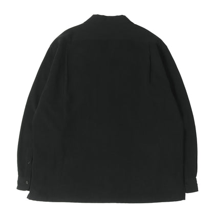 26SS オープンカラー ピケ シャツ (Cotton Silk Pique Loop Collar Shirts)