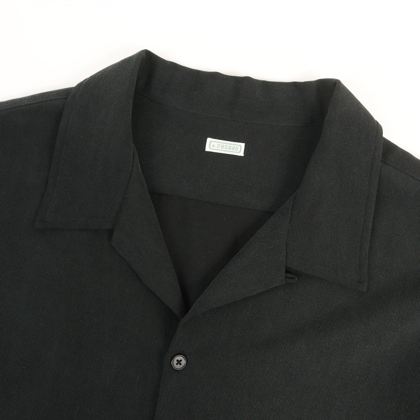 26SS オープンカラー ピケ シャツ (Cotton Silk Pique Loop Collar Shirts)