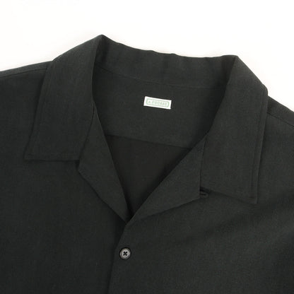 26SS オープンカラー ピケ シャツ (Cotton Silk Pique Loop Collar Shirts)