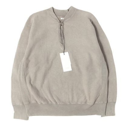 25AW ヴィンテージ加工 ハーフジップ スウェット トレーナー (Vintage Half Zip Rib Collar Sweatshirt)