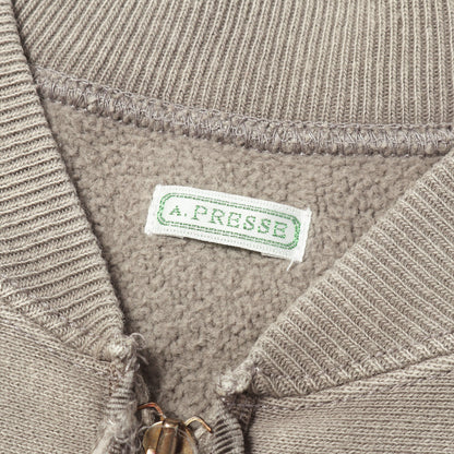 25AW ヴィンテージ加工 ハーフジップ スウェット トレーナー (Vintage Half Zip Rib Collar Sweatshirt)