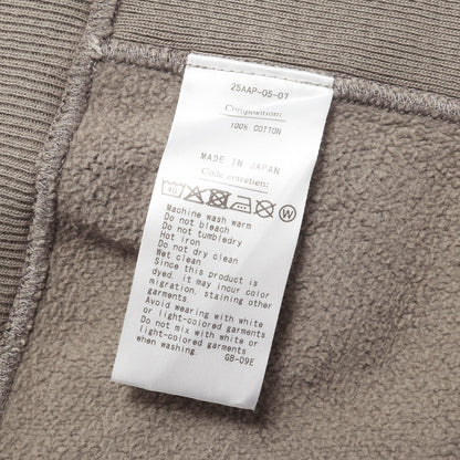25AW ヴィンテージ加工 ハーフジップ スウェット トレーナー (Vintage Half Zip Rib Collar Sweatshirt)