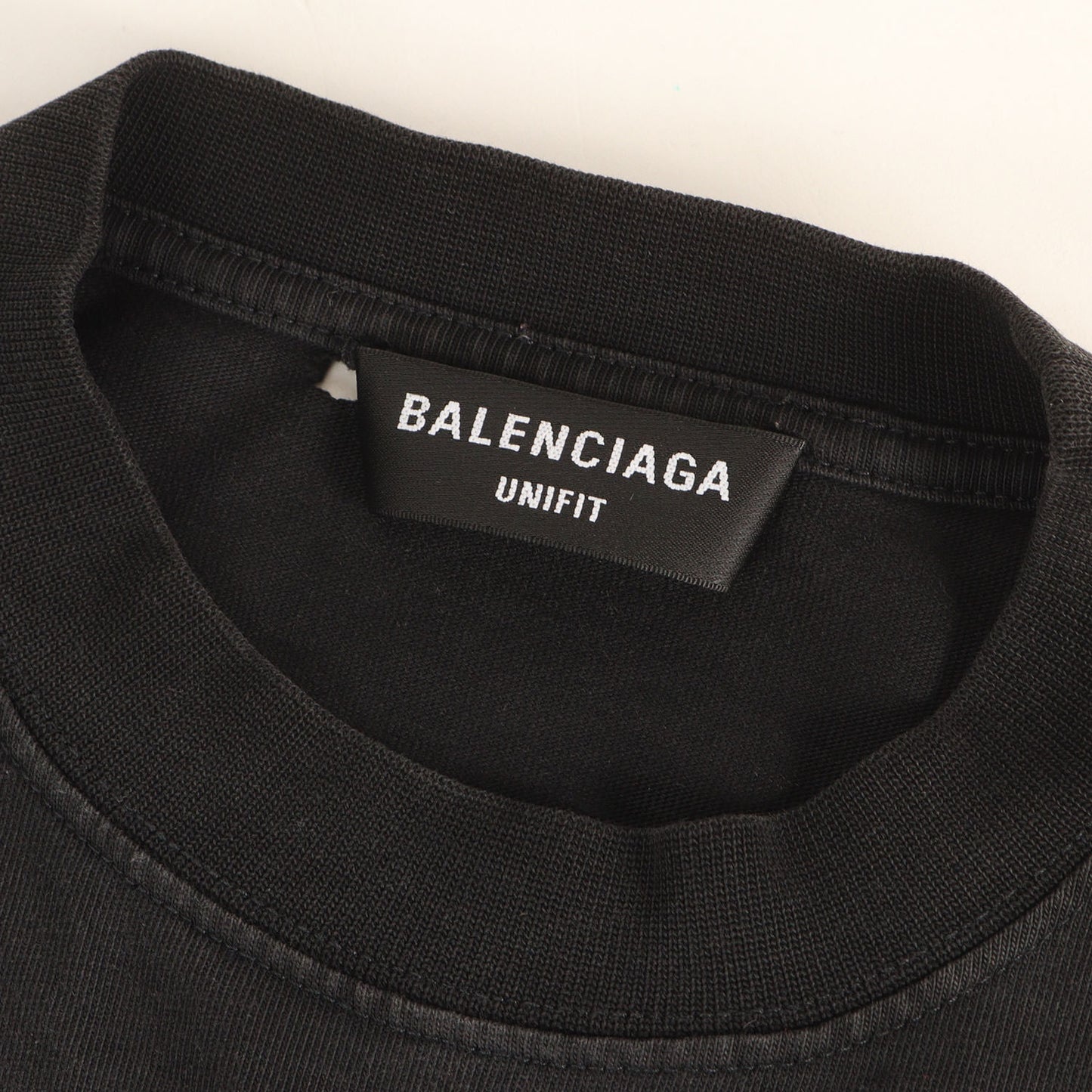 21AW デストロイ フェード加工 切替 ロングスリーブ Tシャツ (B AUTHENTIC PATCHED)