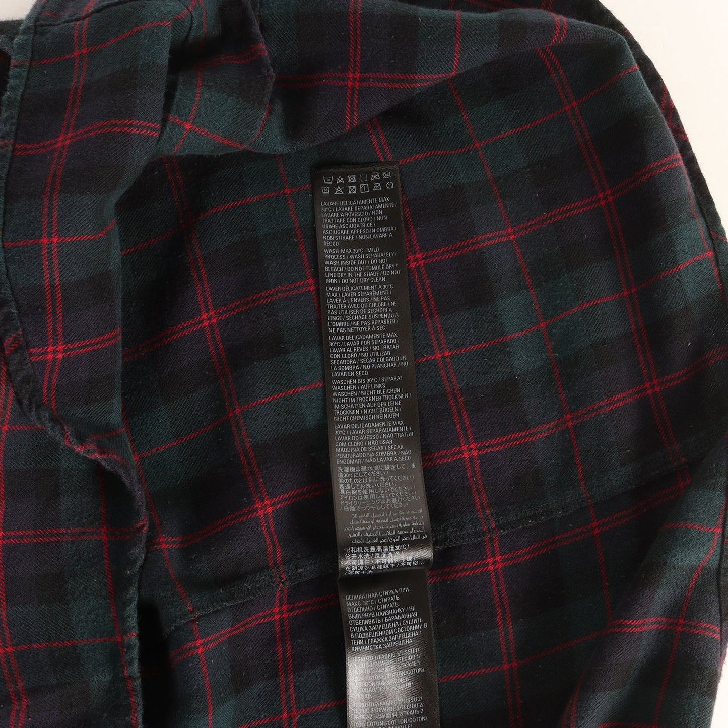 21AW デストロイ フェード加工 切替 ロングスリーブ Tシャツ (B AUTHENTIC PATCHED)