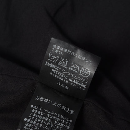 ラムレザースリーブ チェーンステッチ刺繍 スタジャン