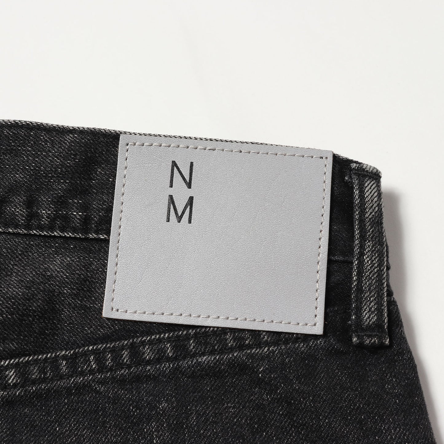 25SS × New Manual ヴィンテージ加工 スリム テーパード デニム パンツ