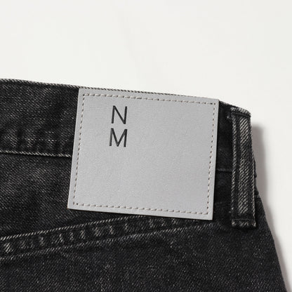 25SS × New Manual ヴィンテージ加工 スリム テーパード デニム パンツ