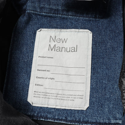 25SS × New Manual ヴィンテージ加工 スリム テーパード デニム パンツ