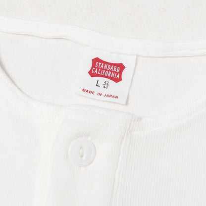 25SS ヘンリーネック Tシャツ (SD Heavyweight Rib Henley T)