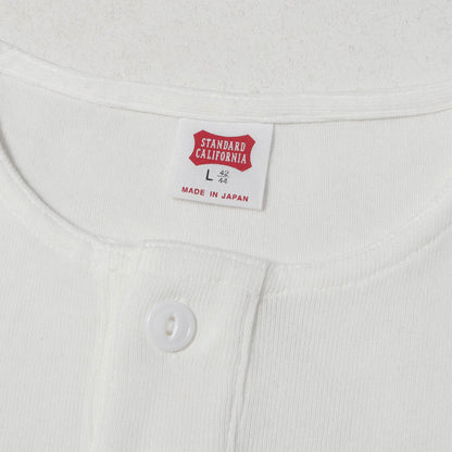 25SS ヘンリーネック 長袖 Tシャツ (SD Heavyweight Rib Henley Long Sleeve T)