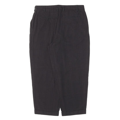 22AW グレンチェック ツータック トラウザー スラックス パンツ (2 Pleats Trousers Taslan Nylon Glen Check) / MADE IN JAPAN
