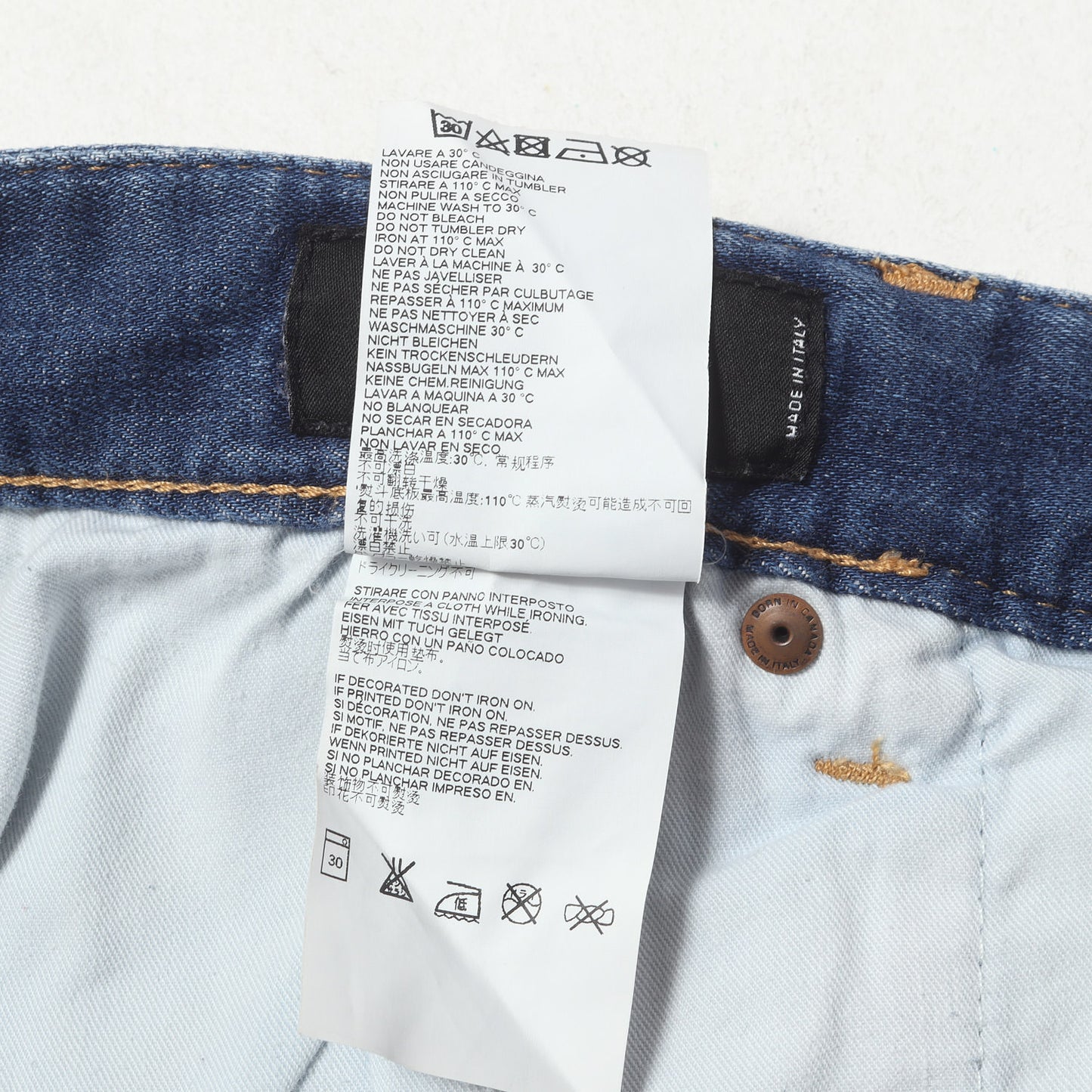 クラッシュリペア加工 ストレッチ デニム パンツ (Work Wear Jean)