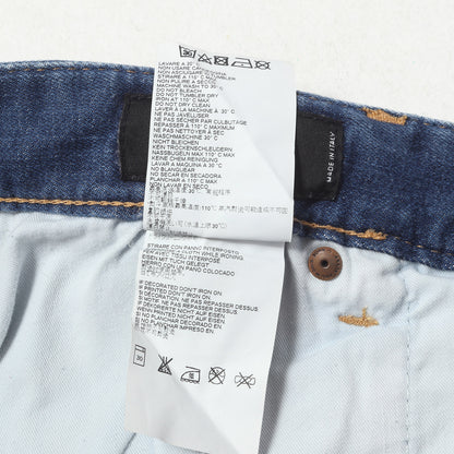 クラッシュリペア加工 ストレッチ デニム パンツ (Work Wear Jean)