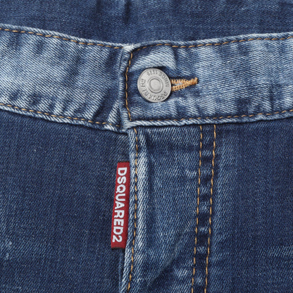 クラッシュリペア加工 ストレッチ デニム パンツ (Work Wear Jean)