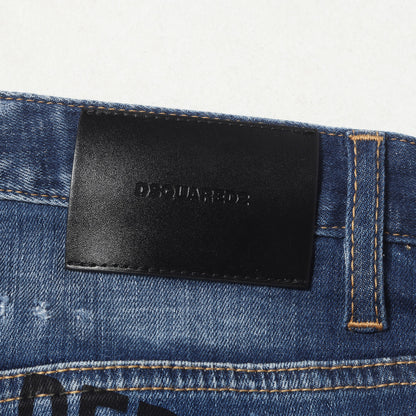 22SS ヴィンテージ加工 ロゴ ストレッチ デニム パンツ (Combat Jean)