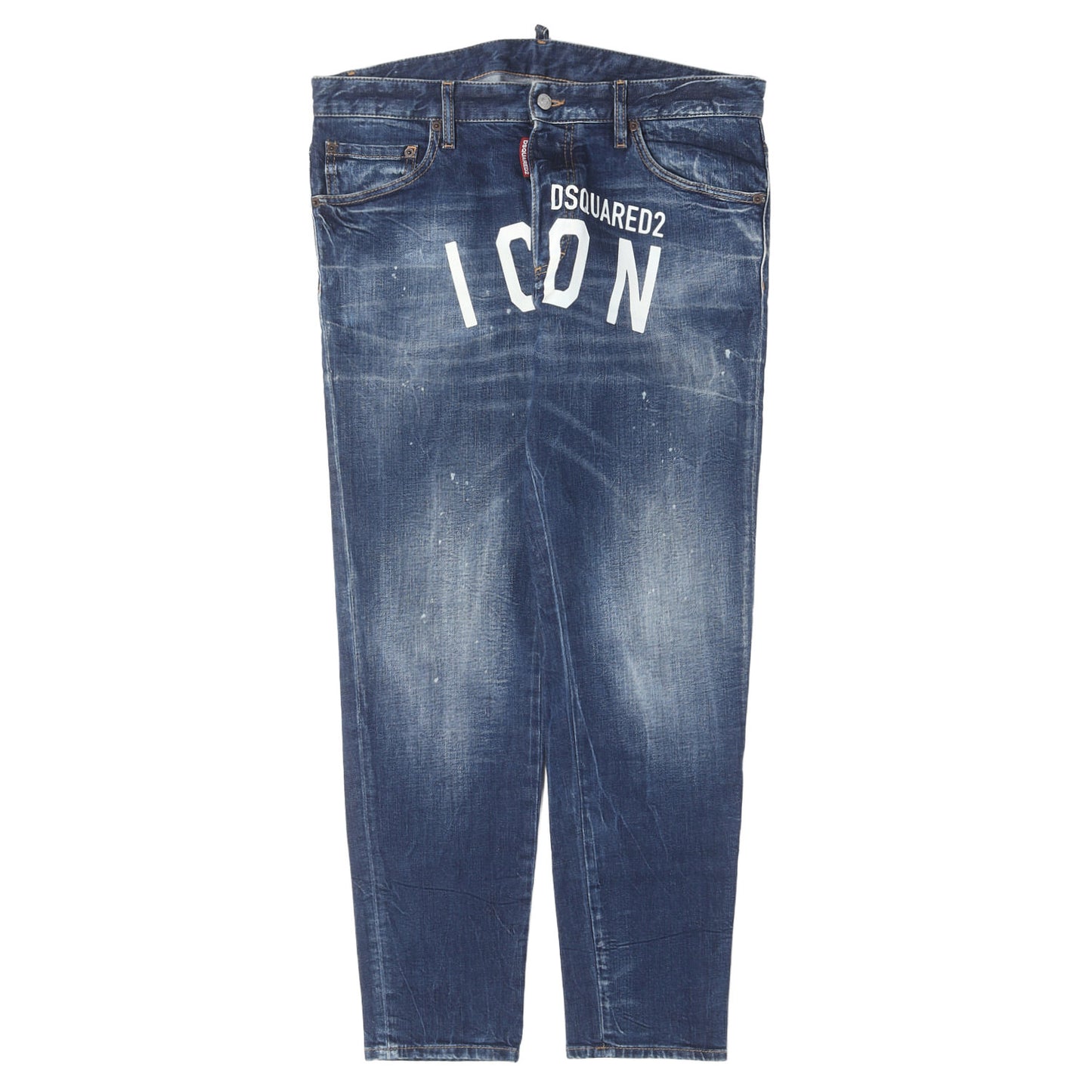 20SS ヴィンテージ加工 ロゴ ストレッチ デニム パンツ (Skinny Dan Jean)