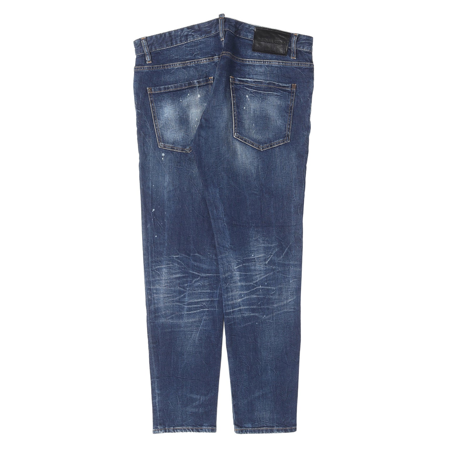 20SS ヴィンテージ加工 ロゴ ストレッチ デニム パンツ (Skinny Dan Jean)