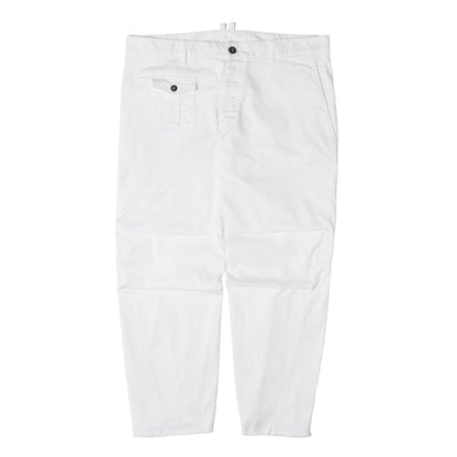 スリムテーパード ストレッチ チノパンツ (Cotton-Blend Trousers)