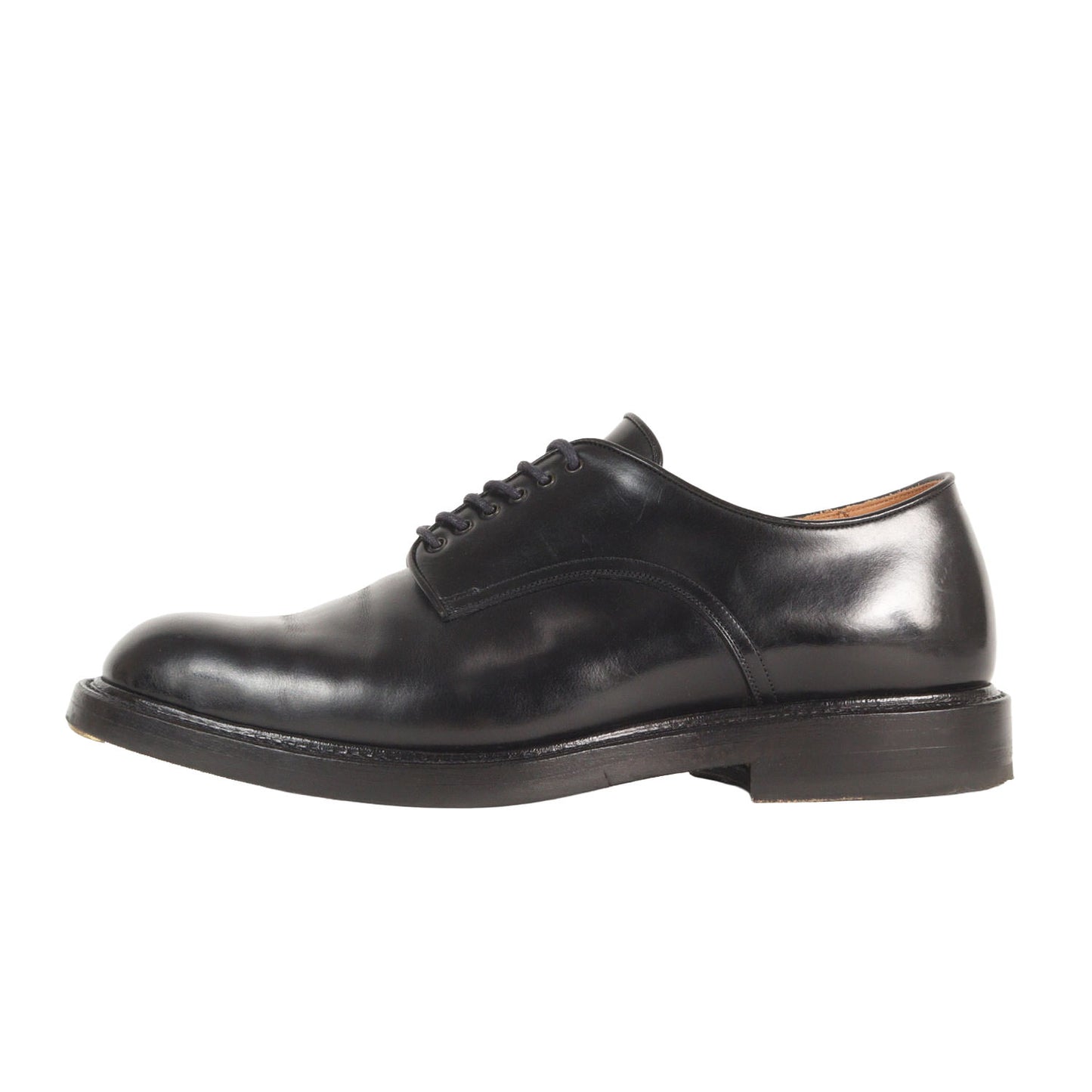近年モデル プレーントゥ レザー ダービー ドレスシューズ (A735 PLAIN TOE)