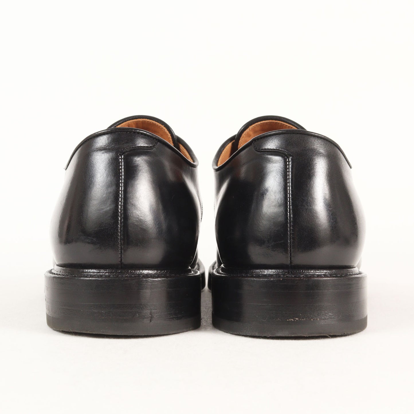 近年モデル プレーントゥ レザー ダービー ドレスシューズ (A735 PLAIN TOE)