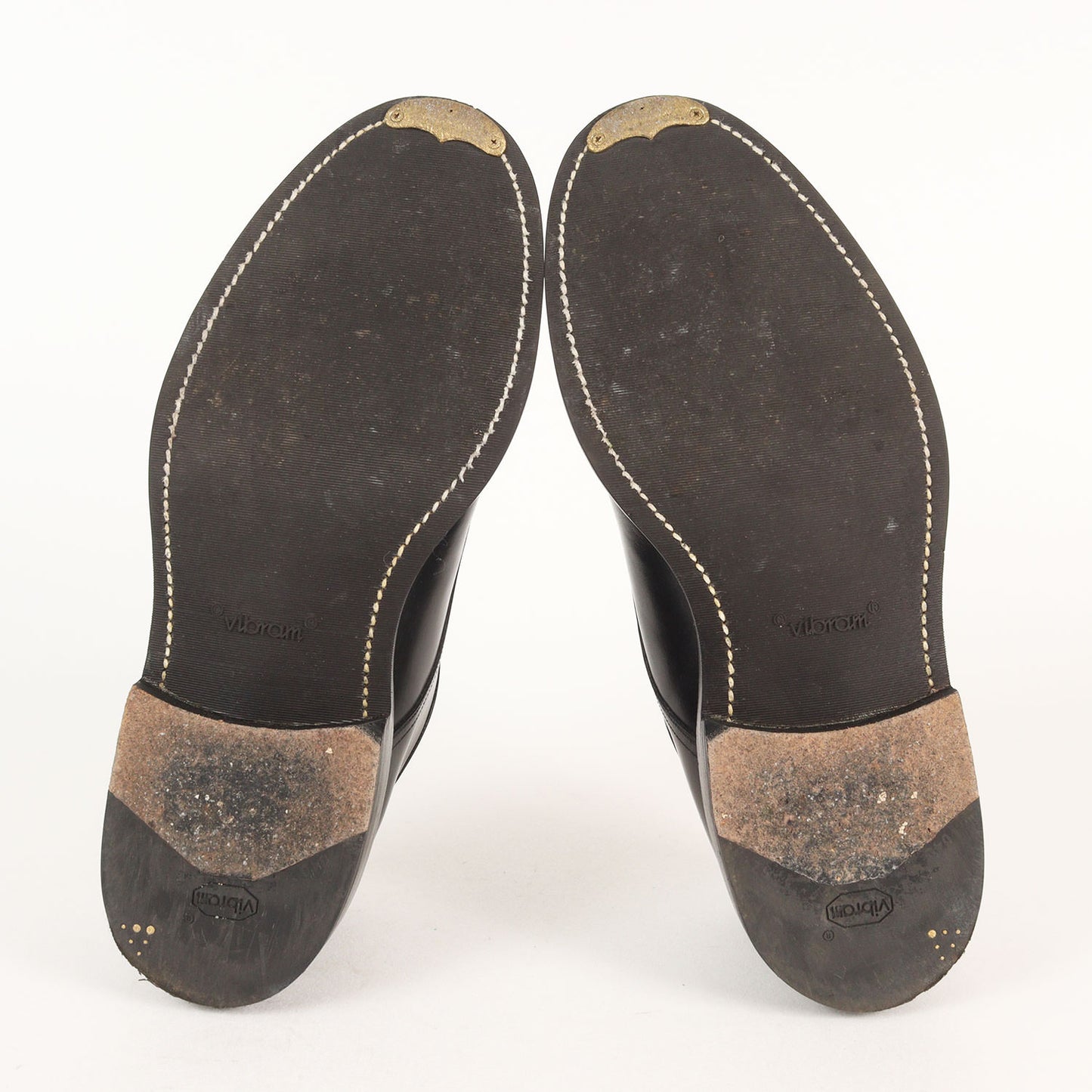 近年モデル プレーントゥ レザー ダービー ドレスシューズ (A735 PLAIN TOE)