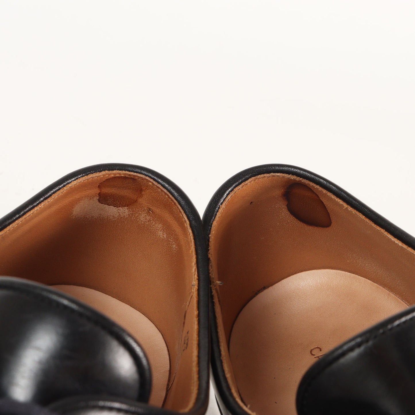 近年モデル プレーントゥ レザー ダービー ドレスシューズ (A735 PLAIN TOE)