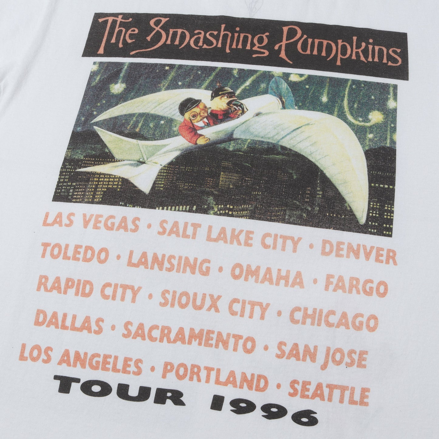 26SS スマッシングパンプキンズ Tシャツ (SMASHING PUMPKINS MC TOUR 96 TEE)