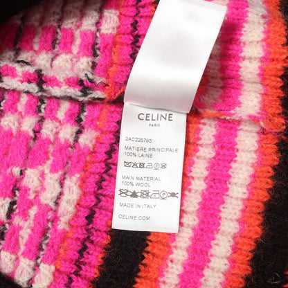 23SS ロゴジャガード ビジュー ニット カーディガン (Embroidery Cardigan in Ski Jacquard)