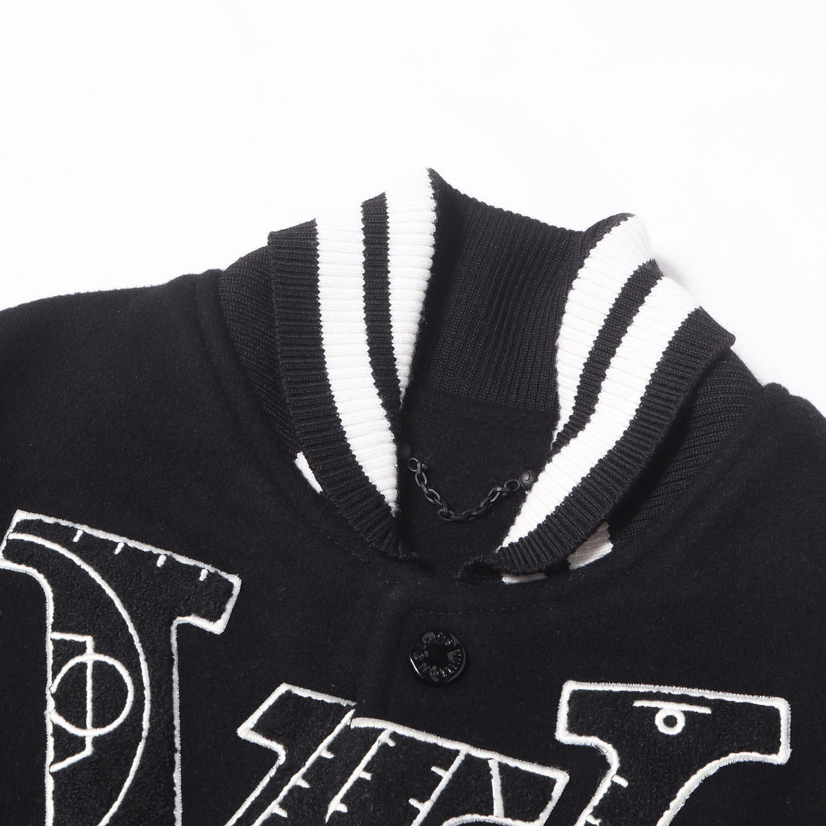21SS × NBA ロゴ エンボス バーシティ ジャケット (Louis Vuitton x NBA Leather Basketball Jacket)